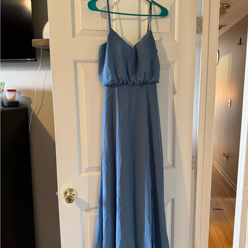 Birdy Grey Blue Spaghetti Strap Dress